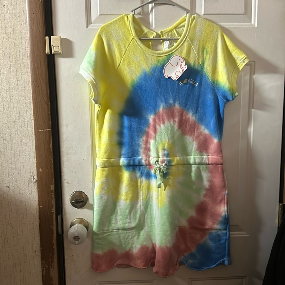 IVORY ELLA TIE DYE LOUNGE ROMPER: NEW WITH TAGS: SIZE L